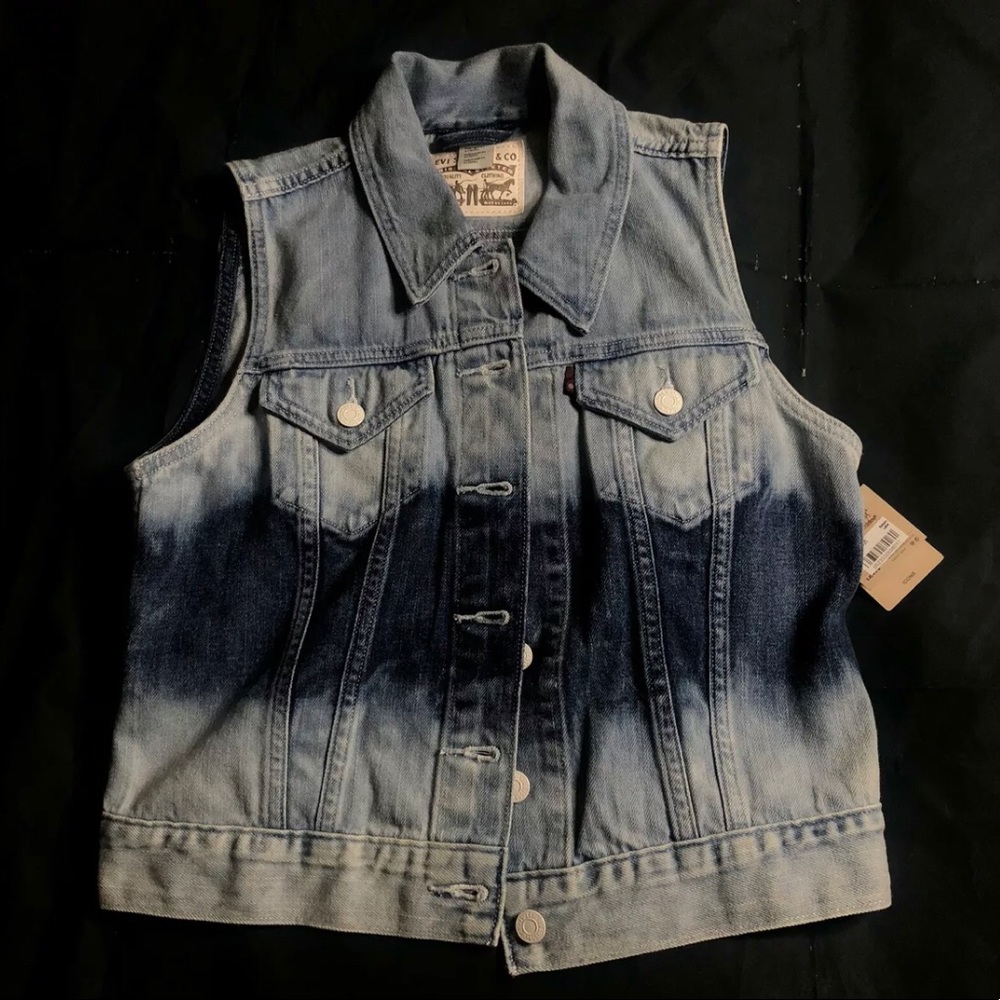 Levi’s Kids Jean Vest Trucker Red Tab Medium